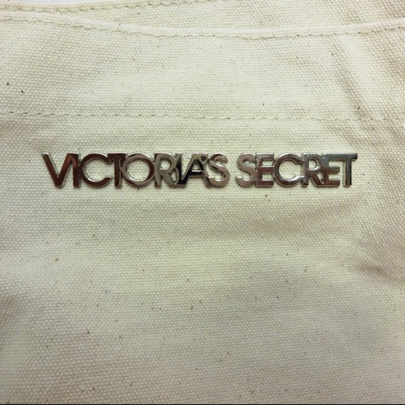 VICTORIA'S SECRET Canvas Pink Tote Bag - Picture 3 of 6